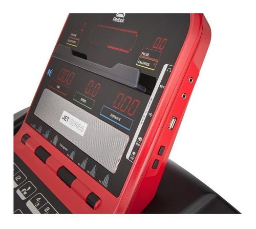 Imagen 5 de 7 de Cinta de correr eléctrica Reebok Jet 200+ 220V color negro y rojo