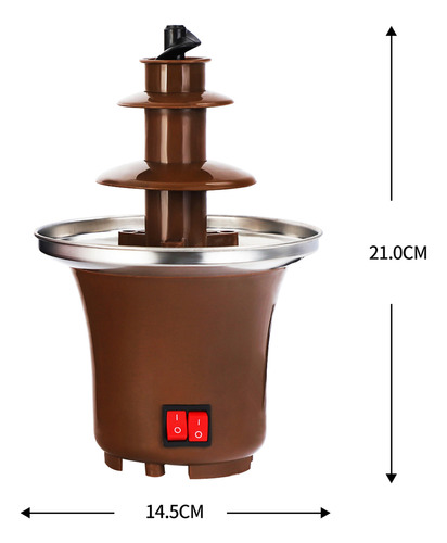 Fuente De Chocolate Fuente De Chocolate Para El Hogar, Capa