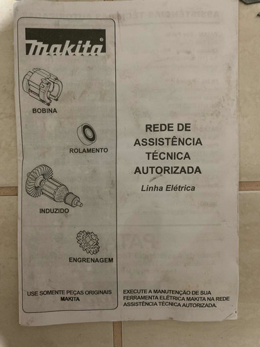 Imagem 2 de 5 de Serra Mármore Makita 1450w