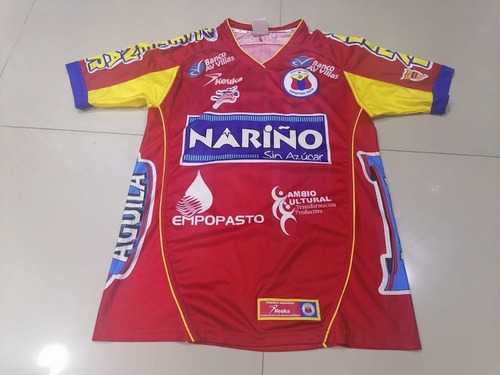 Deportivo Pasto Jersey Usado Por Jugador Futbol Colombiano