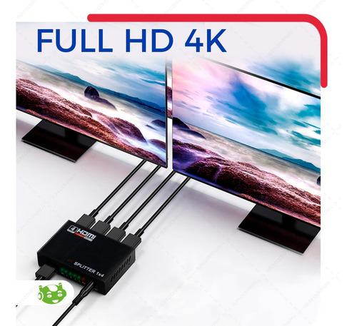 Slim Company Splithd-1x4-4K hdmi 4k 2k 1 entrada 4 salidas hull hd 3d divisor