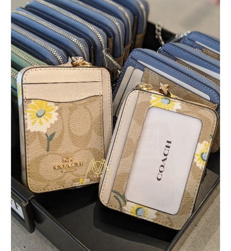 Monedero Tarjetero Coach Original Zip Cardcase Signature