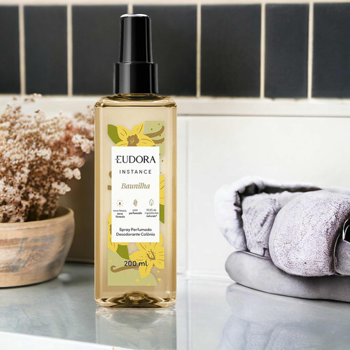 Eudora Instance Colonia Body Splash Baunilha 200ml Volume Da Unidade 200 Ml