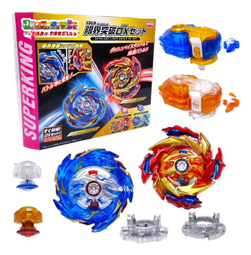 Beyblade Kit 2 Trompo Con 2 Lanzador Dynamit Limit Break