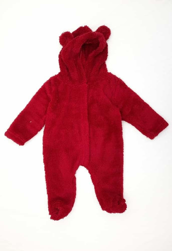 Enterito Oso Corderito Astronauta Charm Bebes Tostado Claro 3-6 M