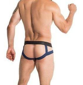 Imagen 3 de 4 de Ropa Interior Hombre Suspensorios Jockstrap Bite Azul - Alex