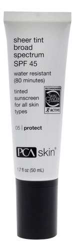 Pca Skin Sheer Tint Broad Spectrum Spf 45 - Protector Solar.
