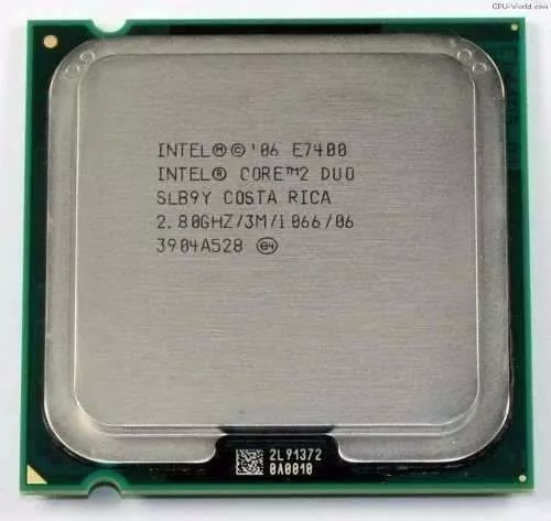 Procesador Intel Core 2 Duo E7400 De 2,80 Ghz Socket 775 (Usado)