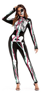 Spandex Spandex Impreso 3d Esqueleto Catsuit Del Traje De Ba