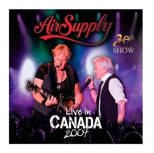 Vinilo Air Supply ao vivo no Canadá 2004 Lp
