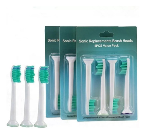 12 Pzs Cabezales De Cepillo De Dientes Para Philips Sonicare