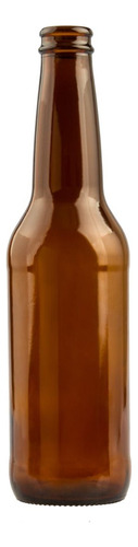 24 Pz Botella Vidrio Ámbar Cerveza 355ml Envasar 12oz Ambar