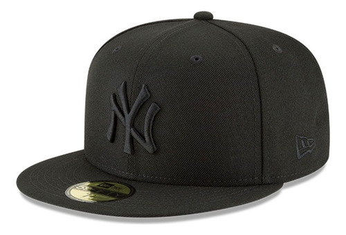 Gorra New Era New York Yankees 59fifty Black On Black Mlb 7