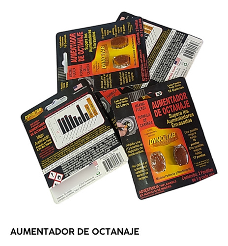 Pastillas Aumentador De Octanaje Dyno Tab Importada De Usa