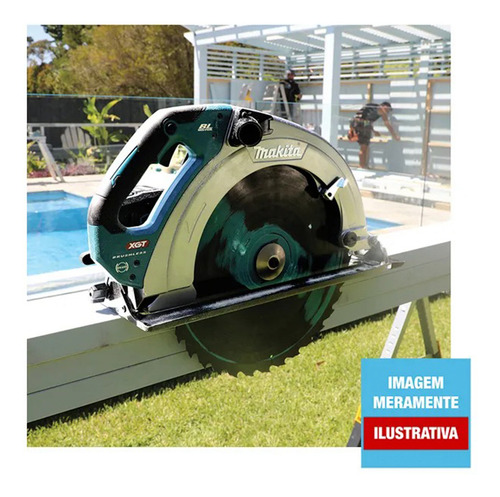 Serra Circular Profissional 415mm 40v Xgt Hs013gz Makita