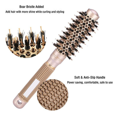 Cepillo Redondo Para Cabello, Cepillo De Pelo Antiestático