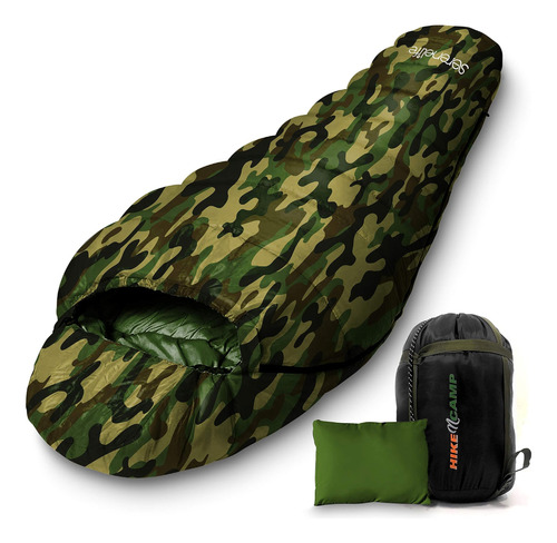 Serenelife Backpacking Sleeping Bag Camping Gear - Saco De D