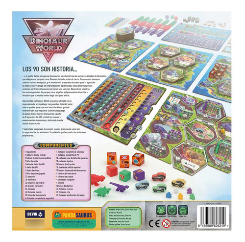 Juego De Mesa Dinosaur World Muy Lejano