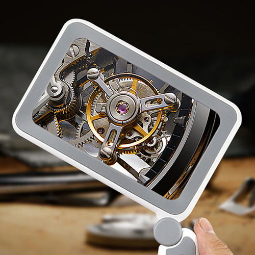 Lupa Recargable De 4x Para Lectura, Con 10 Luces Led