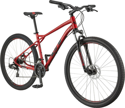 Bicicleta Gt Mtb Aggressor Sport Rodado 29 Montaña Disco 21v Color Rojo Tamaño Del Cuadro Mediana
