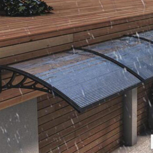 Marquesina Moderna Para Puerta Largo Por Pared 120cm