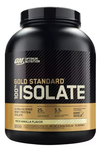 Gold Standard Isolate 5 Lb Proteína Li - L a $69700
