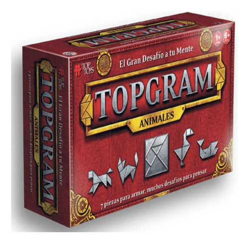 Juego De Mesa Topgram Animales En Caja Top Toys