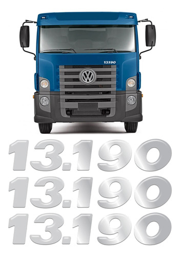 Emblemas 13.190 Volkswagen Adesivo Resinado Lateral/frontal