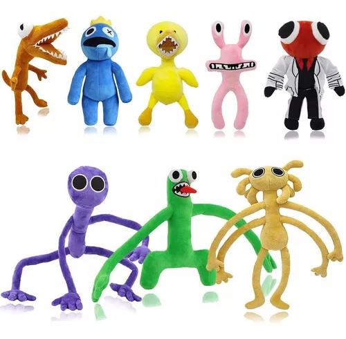 Roblox Rainbow Friends 30cm Azul Monstro Amarelo Macio Pelúcia