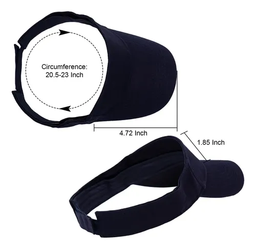 Andiceqy Gorra Deportiva Con Visera Para El Sol, Ajustable,.