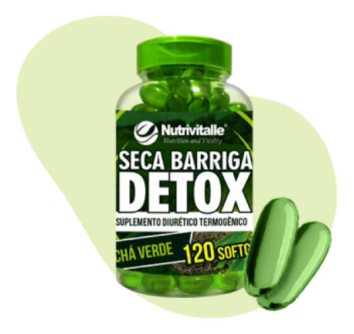 Seca Belly Detox 120 cápsulas con sabor a té verde