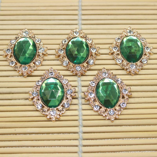 Botones De Cristal Para Coser 30x25mm