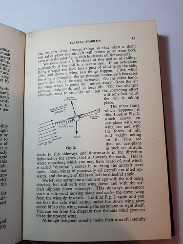 Antiguo Libro Cómo Y Por Qué De Los Aviones Inglés Ro 1093 (Usado)