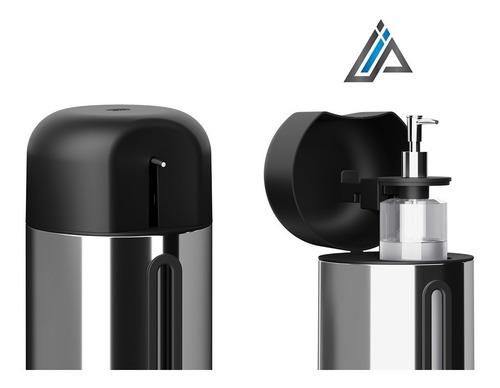 Imagem 4 de 10 de Totem Dispenser De Aço Inox Para Álcool Gel Com Pedal Brinox