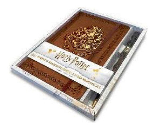 Harry Potter Set Bolígrafo Varita Y Libreta T. Dura Hogwarts