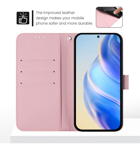 Funda De Piel A Prueba De Golpes Para Teléfono Inteligente Huawei P, Cartera, Tarjeta Ch058