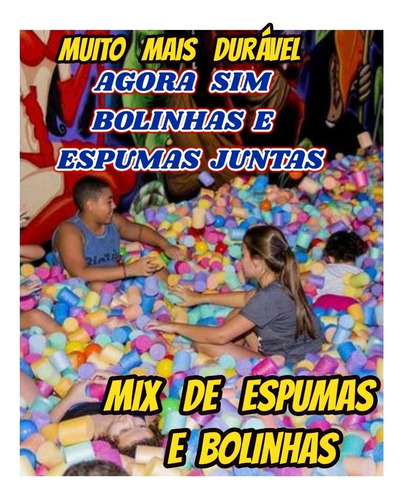 Espumas+bolinhas Para Piscina De Bolinha Kit Com 1000+brinde