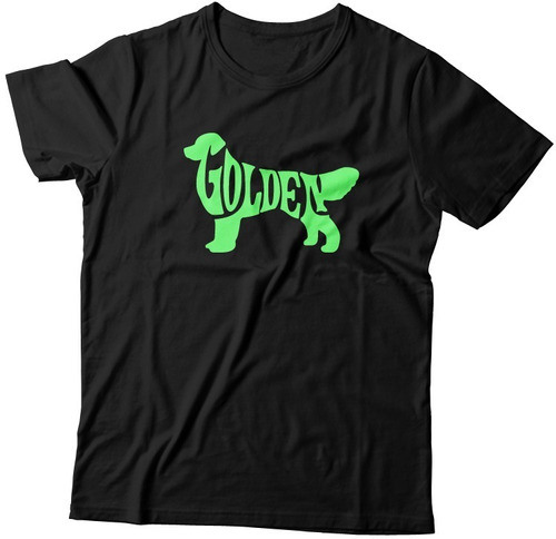 Playera Golden Retriever 2 Brilla En La Obscuridad