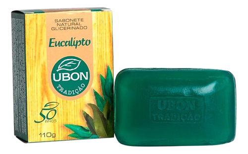 Ubon adoçante Sabonete Barra Frescor De Sauna Eucalipto 110g 