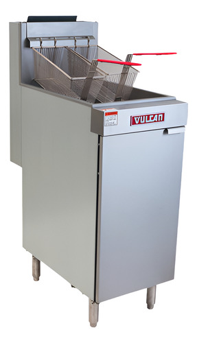 Fritadeira Vulcan Lg300 À Gás Zona Fria 20 Litros 90.000 Btu