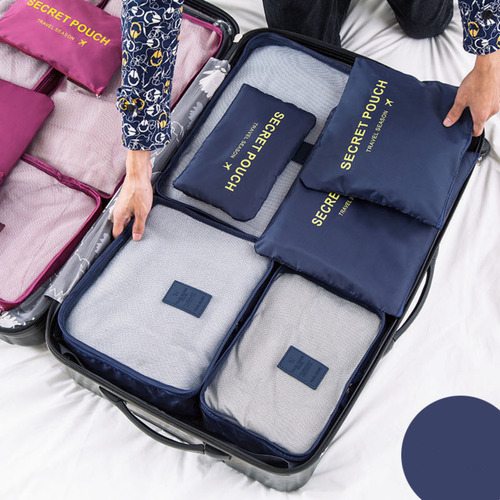 Set 6 Organizadores De Equipaje De Viaje Bolsa Ropa Interior Al Azar
