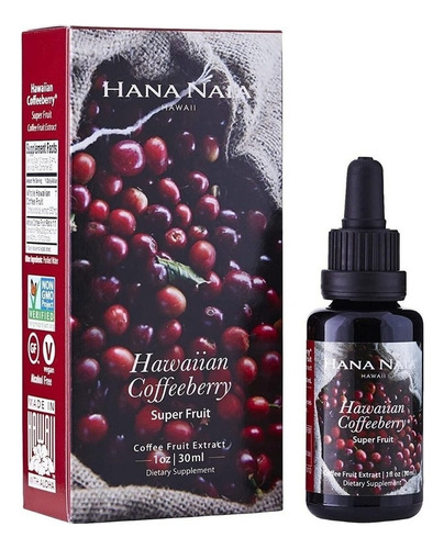 Extracto De Cafe 100% Puro De Arandano Hawaiano  30 Ml