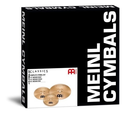 Imagen 2 de 6 de Set Platillos Meinl Classic Series 14 + 16 + 20