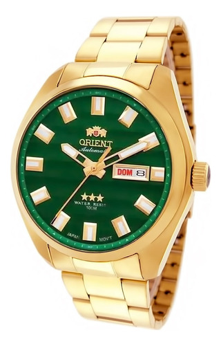 Relógio Orient Automatic Masculino Mostrador Verde 469gp076f