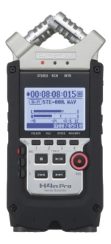 Gravador Voz Digital Slot Micro Sd Conexão Xlr Zoom H4n Pro Cor Marrom