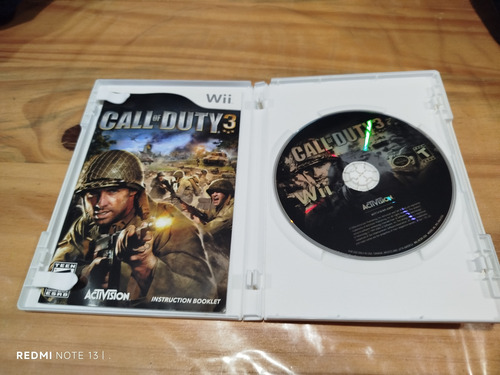 Juego Wii Call Of Duty 3 (Usado)