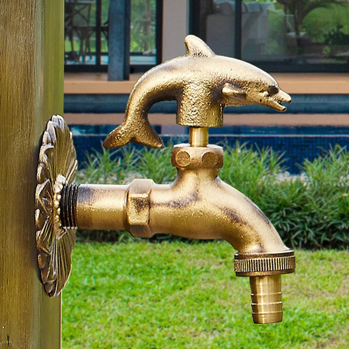 Decorativa Para Jardim Ao Ar Livre, De Parede, Golfinho