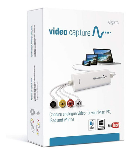 Capturadora Elgato Video Capture Pc Mac Digitalizadora Cuota