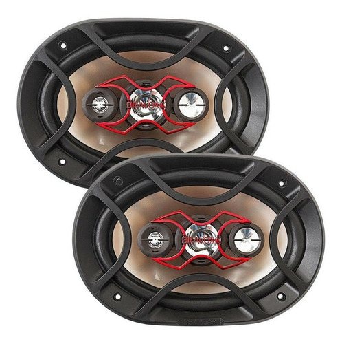 Imagem 3 de 4 de Alto Falante Bravox Facil 6 + Triaxial Quadriaxial 6x9 Kit