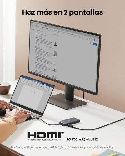 Anker Adaptador Usb C Hub 8 En 1 Hdmi 10gbps A Mac Windows